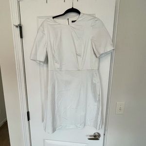 White French Connection Open Back Dress